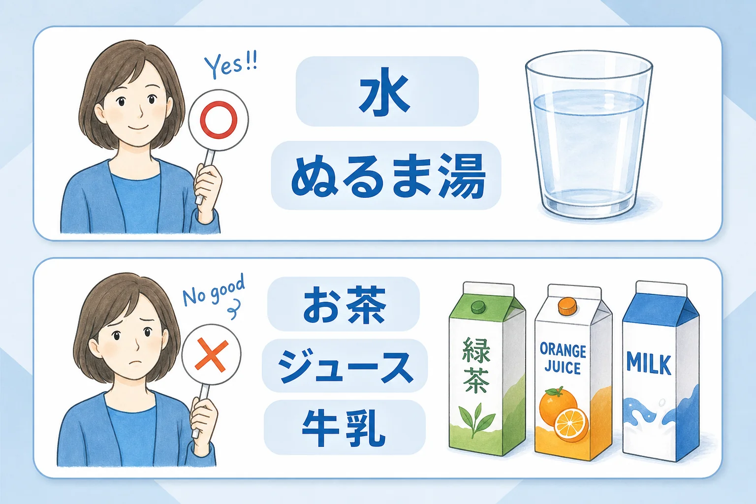 防風通聖散を服用する際の飲料について