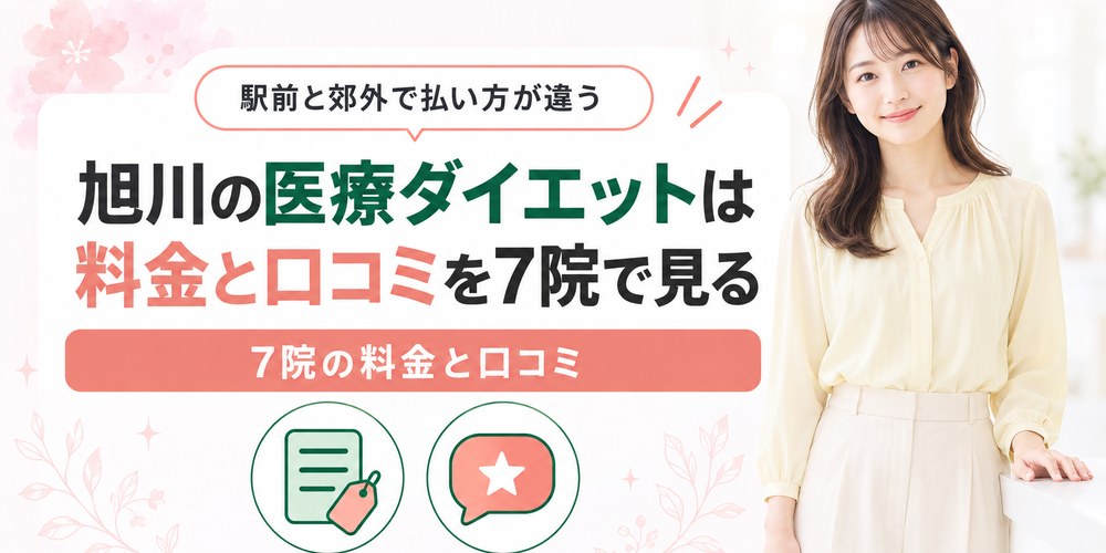 旭川の医療ダイエットが安いおすすめ7院の料金と口コミを見比べる章の扉画像
