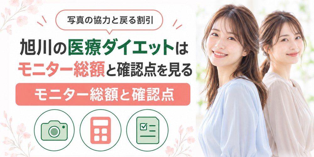 旭川の医療ダイエットのモニター総額と契約前の確認点を見る章の扉画像