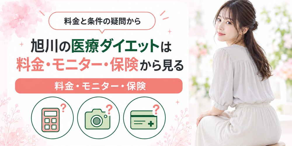 旭川の医療ダイエットで料金とモニターと保険の疑問に答える章の扉イラスト