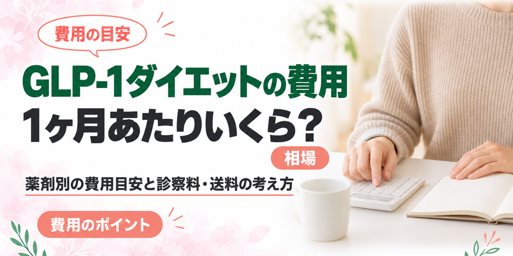 GLP-1ダイエットの費用は1ヶ月あたりいくらかかるか
