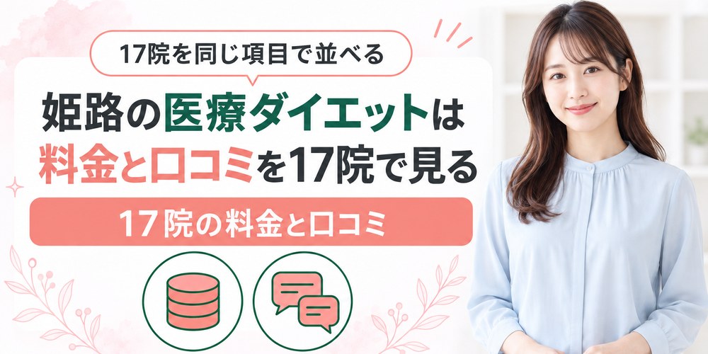 姫路の医療ダイエット17院の料金と口コミを扱う章の扉画像