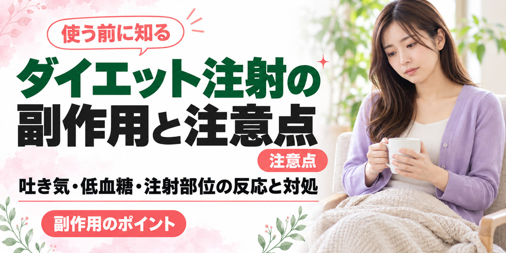 ダイエット注射の副作用と注意点
