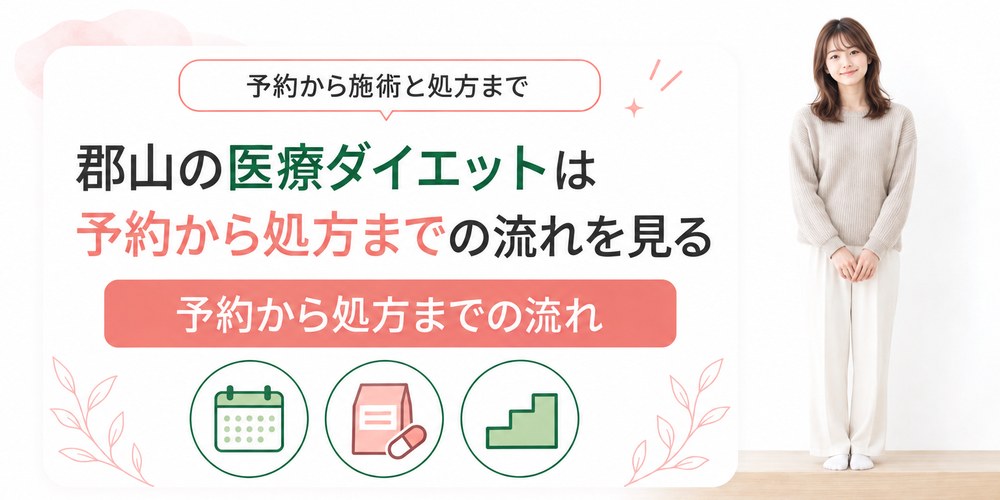 郡山の医療ダイエットで予約から施術や処方まで進む流れ