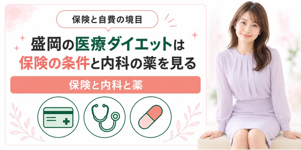 盛岡で保険が使える肥満外来の条件と内科が自費で出す薬