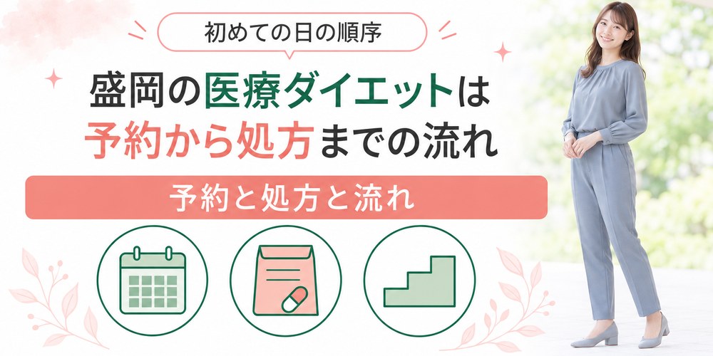 盛岡で医療ダイエットを予約から処方まで進める流れ