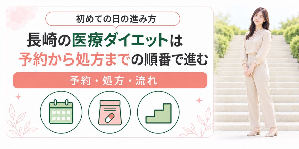 長崎で医療ダイエットを予約してから施術や処方が始まるまでの流れ