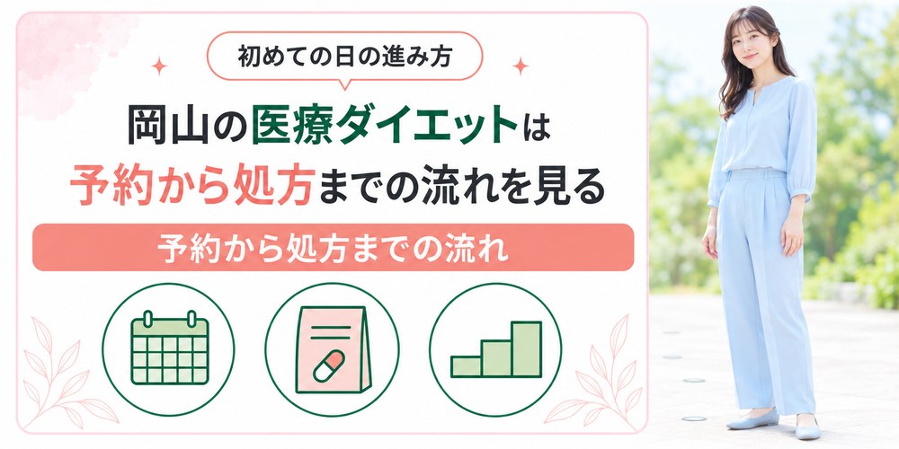 岡山で医療ダイエットを始めるときの予約から施術と処方までの流れ