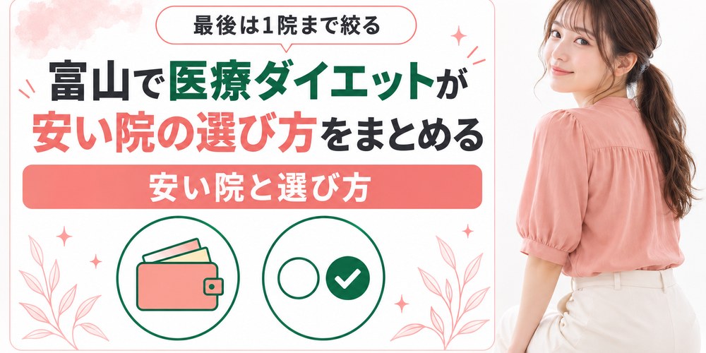 富山の医療ダイエットを薬の単位と施術と保険の3つで絞り込むまとめ