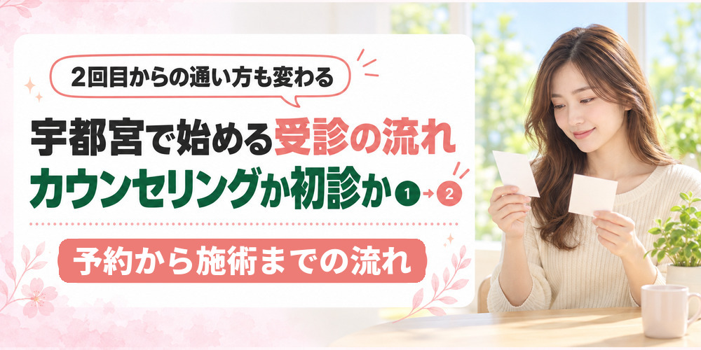宇都宮で医療ダイエットを始める受診の流れを美容クリニックと自費の内科で比べる章扉
