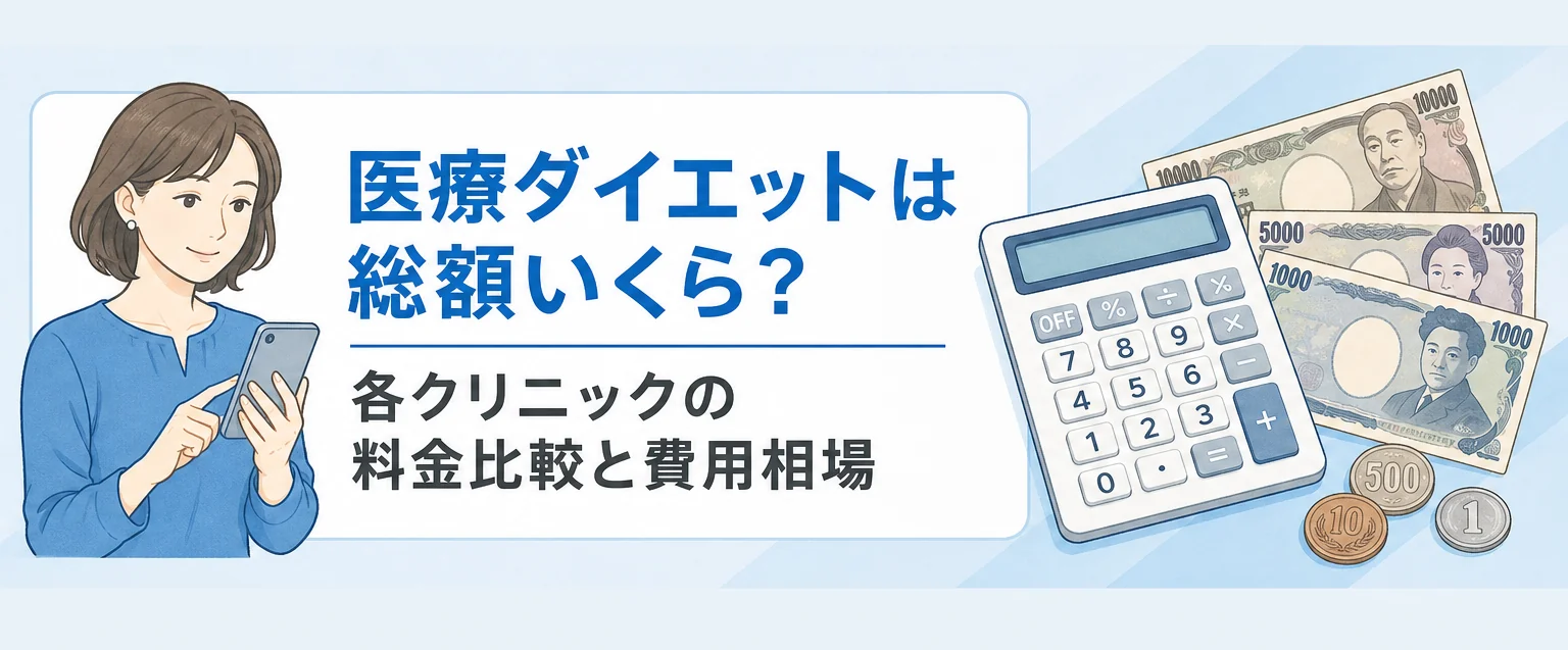 医療ダイエットの総額費用と保険適用