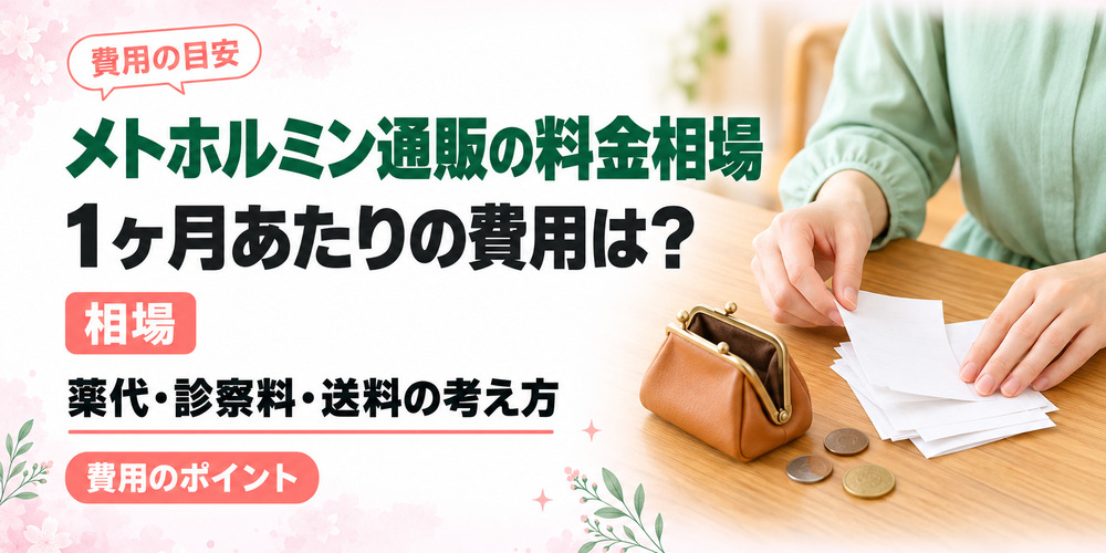 メトホルミンの１ヶ月の費用相場をチェック