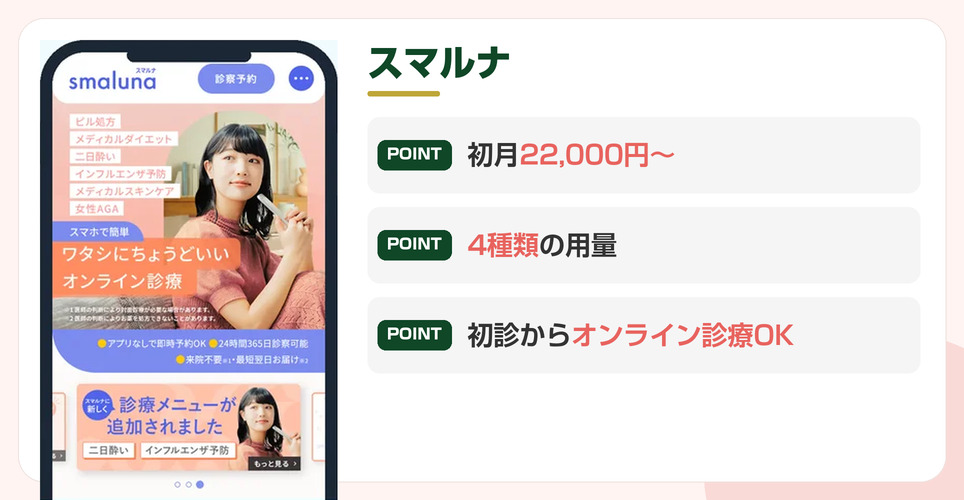 スマルナの特徴をまとめた画像