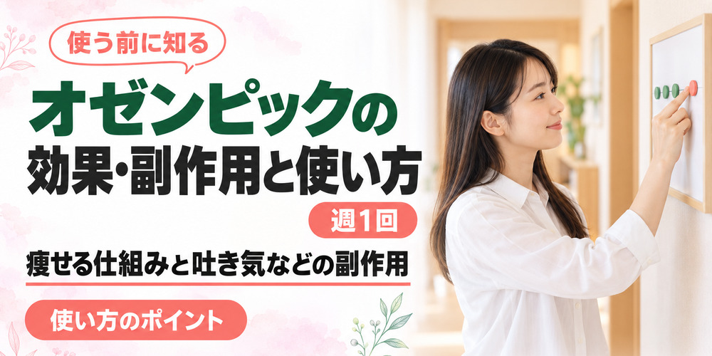 オゼンピックの効果と副作用・使い方