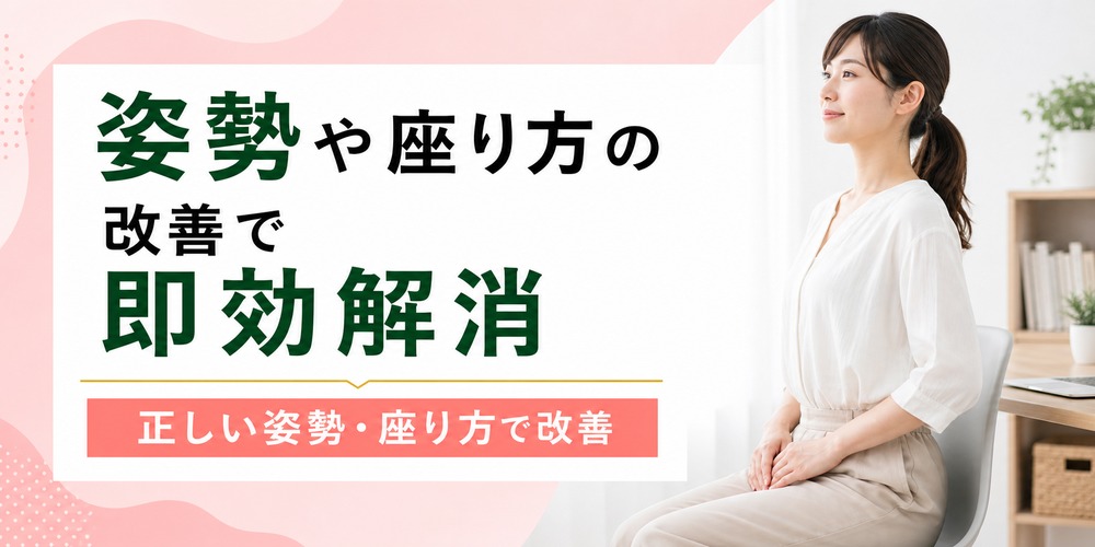 ぽっこりお腹を簡単にへこます方法は?姿勢や座り方の改善で即効解消できる?