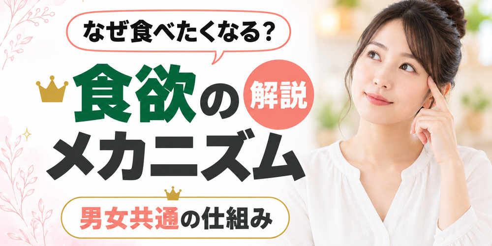 食欲が止まらないのはなぜ？男女共通の食欲のメカニズムを解説