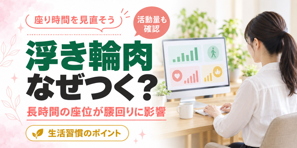 浮き輪肉がつく原因と腰回りに脂肪がつく仕組み