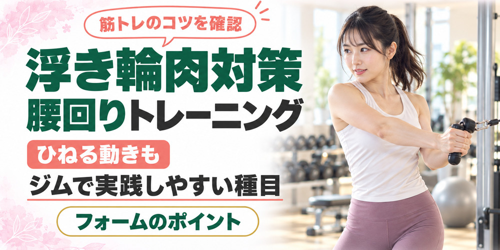 浮き輪肉に効く筋トレと腰回りを引き締めるトレーニング