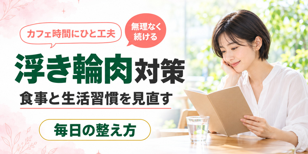 浮き輪肉を落とす食事と生活習慣の見直し方
