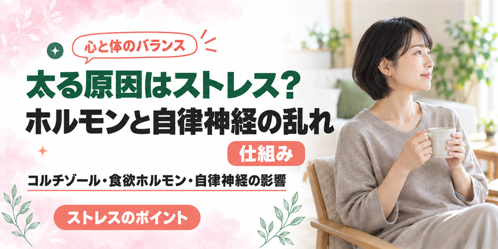 ストレス・ホルモン・自律神経と太る原因