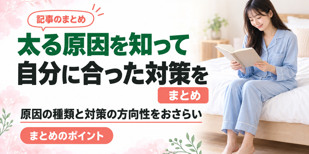 太る原因のまとめ